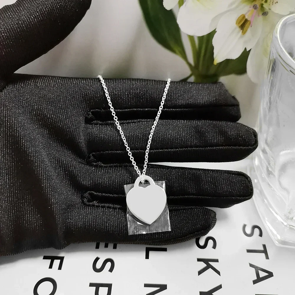

925 Sterling Silver Necklace, Luxury & High Quality, Valentine's Day Gift