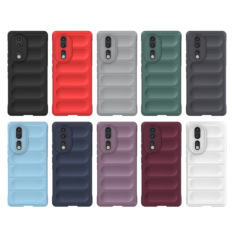 Honor 90 honor90 Case Colorful Candy Solid Color Funda For Honor 90 80 Pro Back Cover Silicone Phantom Shield Anti-drop Pouzdro