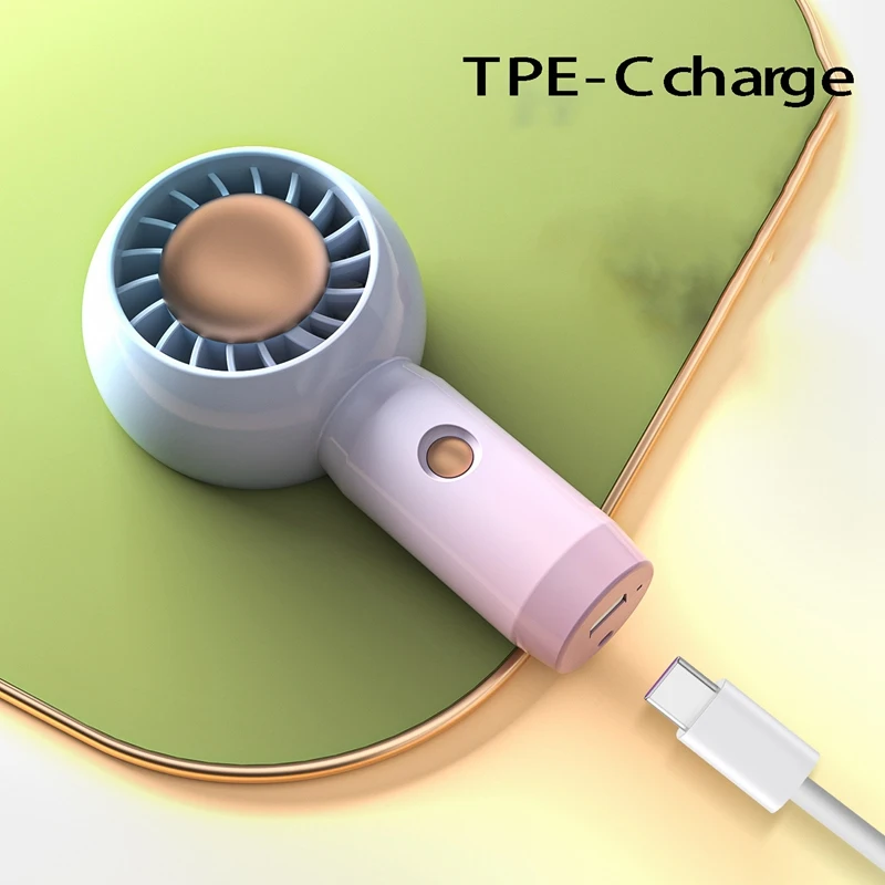 Mini Handheld Fan USB Charging Personal Cooling Fan Turbo Portable Aromatherapy Bladeless Fan For Travel Home Office