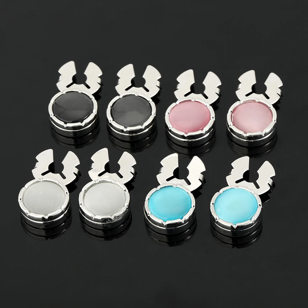 Lustiger 7-Farben-Opalknopf-Verschluss für Herren-Hemdschmuck – Detail 4