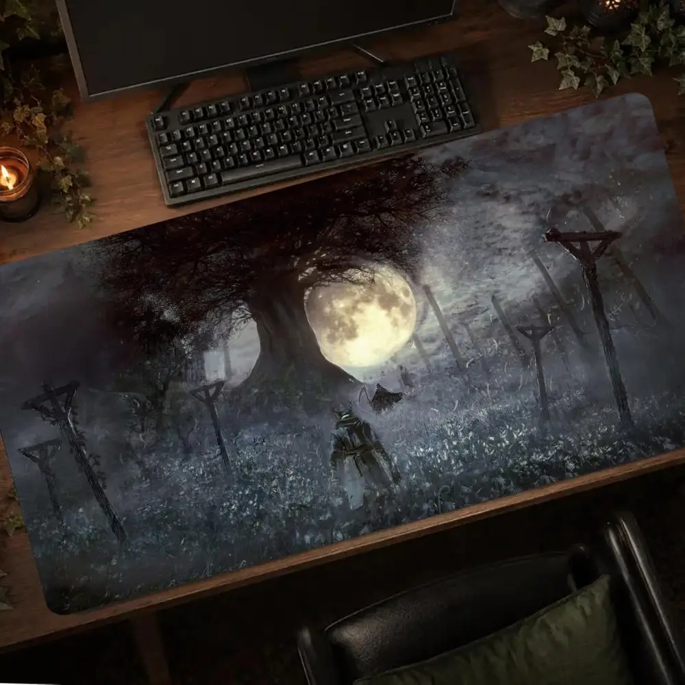 Hunter Dream Mouse Pad Mouse Mat Carpet Playmat Desk Accessories Office Decor Desk Mat Big Mousepepad Rug Gamer Setup Decoration