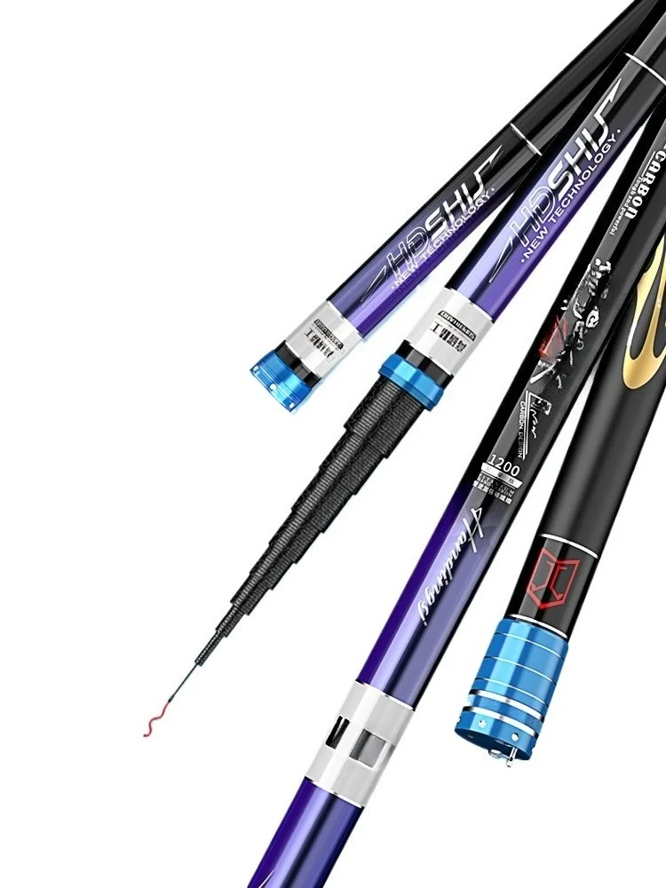 Traditional gun rod, long section ultra-light and super hard 10/11/12/13/15 meters fishing 16 meters nesting rod