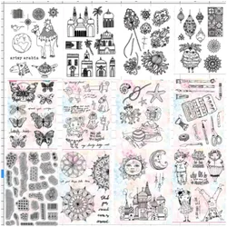Hot sell Transparent Clear Silicone Stamp for DIY scrapbooking/photo album Decorative clear stamp A0002