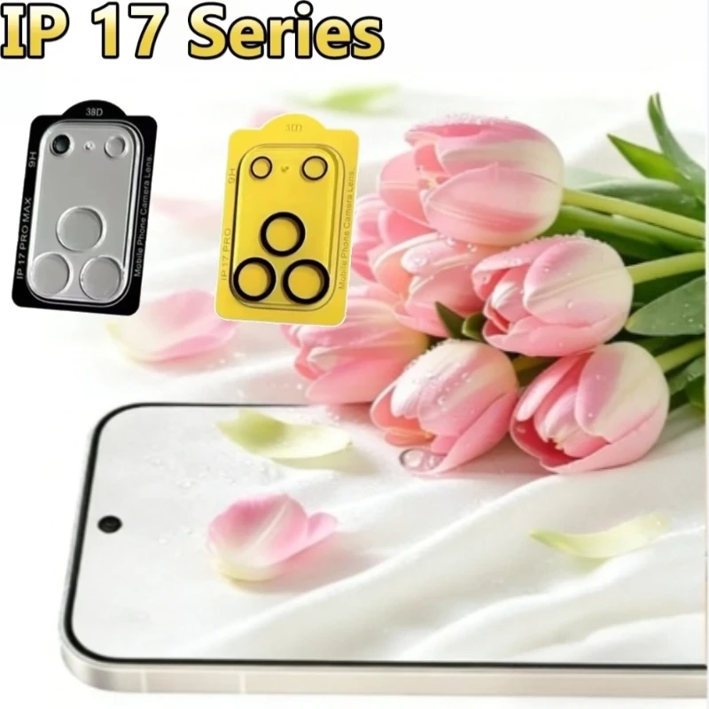 

100PCS for IPHONE 17 Pro Max 3D Camera Lens Full Cover Tempered Glass for IPhone Air Screen Protector for Iphone 17 Pro Lens