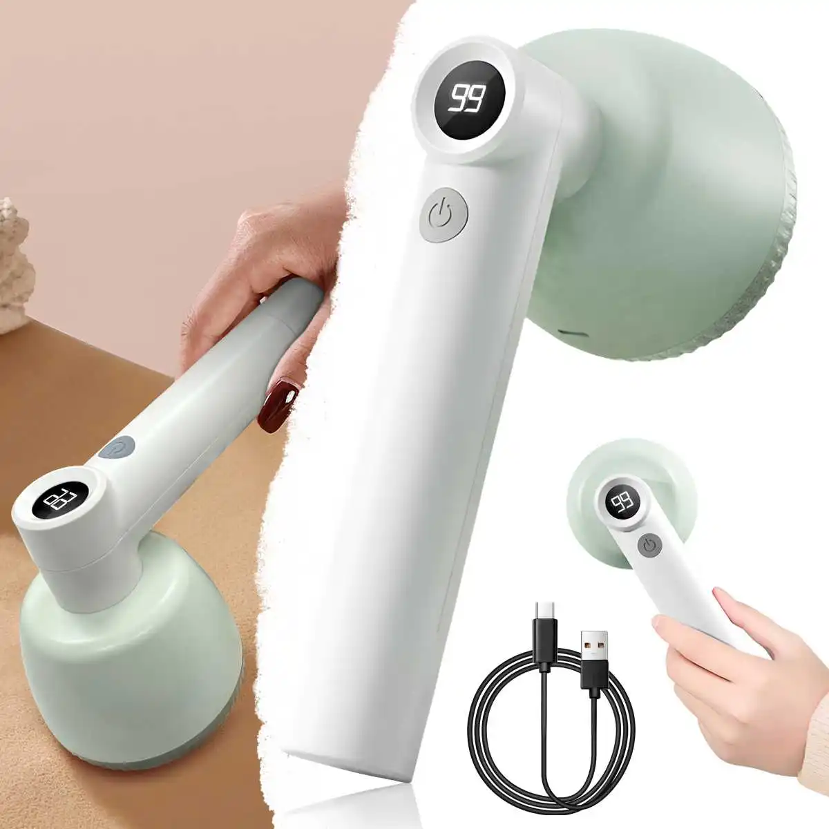 1 قطعة ماكينة حلاقة للنسيج للملابس مزيل حبوب منع الحمل قابلة للشحن مزيل الزغب المحمولة شعري المتقلب حبوب منع الحمل مزيل النسيج USB شحن