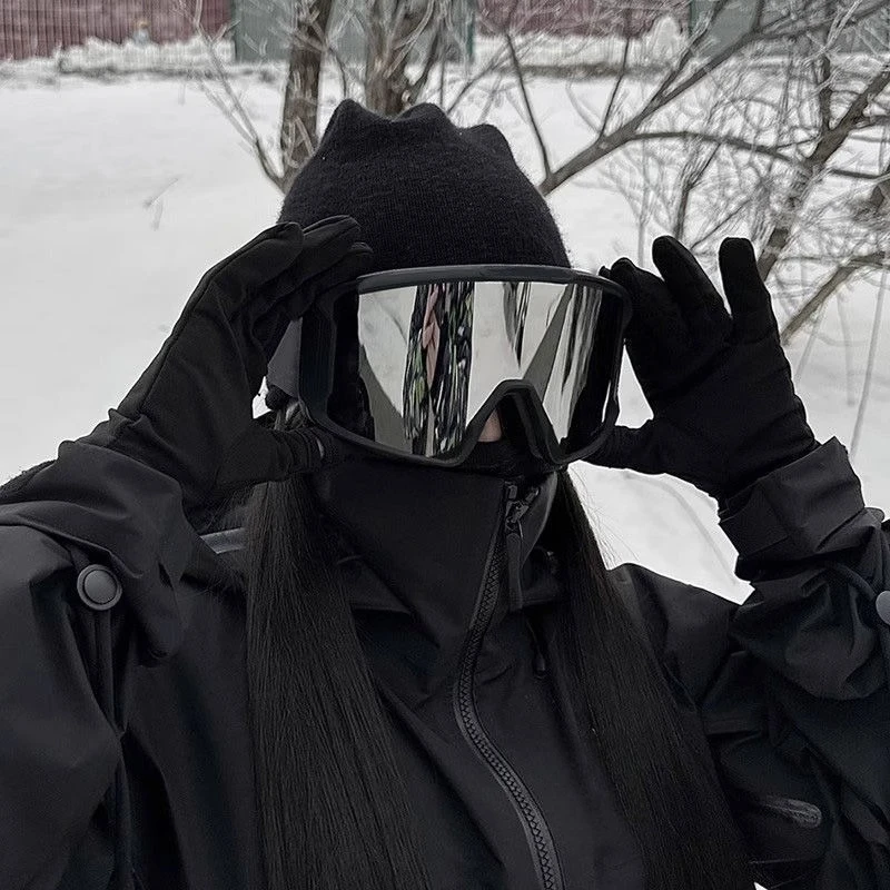 

OTG Ski Goggles Over Glasses Double Layer Anti Fog Lens for Men Women Professional Snowboard Goggles No Fog Guarantee