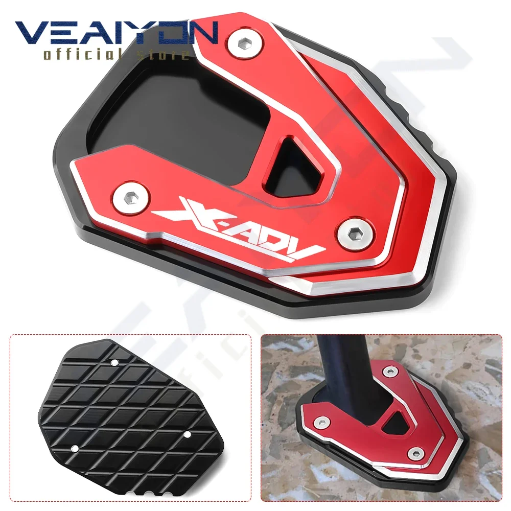 

FOR HONDA XADV X-ADV 750 X-ADV750 lower x-adv 750 Motorcycle Kickstand Side Stand Plates Extension Pad Support Plate accessories