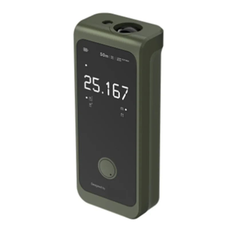 AA08-Rechargeable Smart Laser Measure 50M LED Display Digital Laser Tape Measuring Tool Intelligent Range Finder Ruler Rangefind
