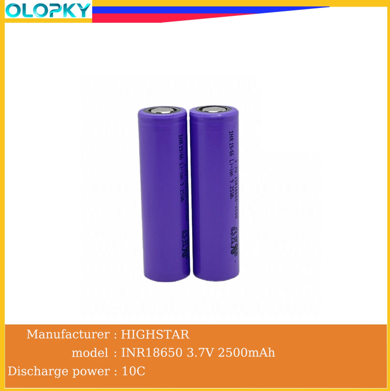 INR 18650 3.7V 1500/2000/2500/3000 mAh 3C/10C/15C igh Discharge Battery For Flashlight power tools DIY 12v 14v 18V battery pack