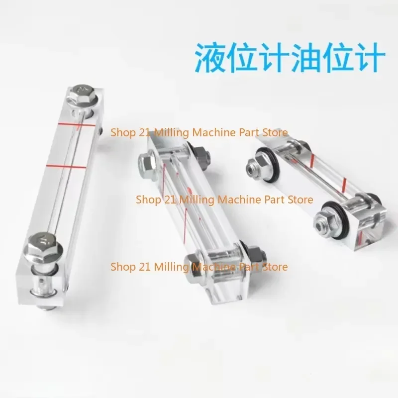 Screw Air Compressor Oil Mirror Oil Sight Glass Oil Level Gauge Window Hole Centre Distance 40 50 60 80 100 120 150 200mm