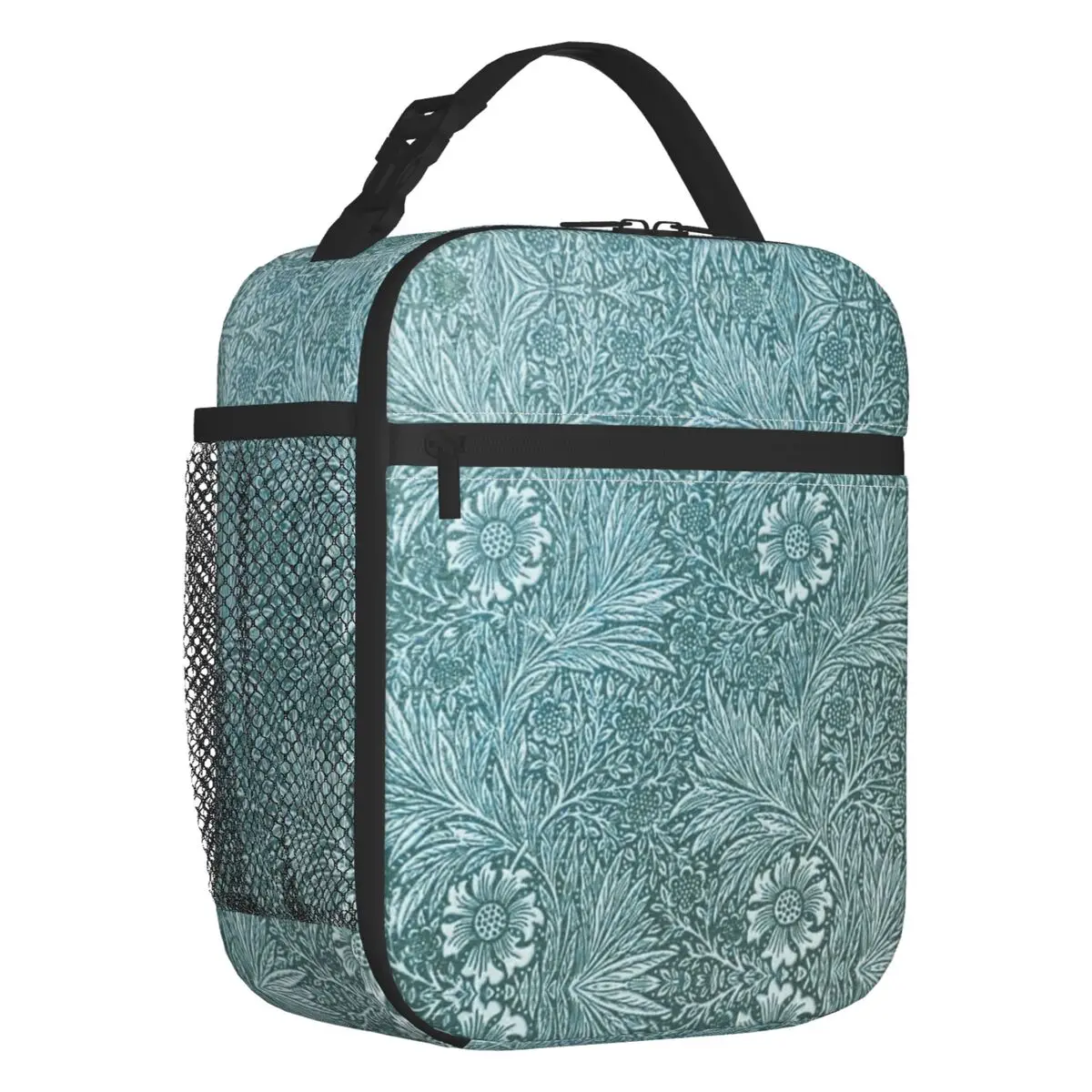 William Morris Victorian Floral Art Insulated Lunch Bag Nouveau Timeless Style Belle Epoque Leakproof Cooler Thermal Bento Box