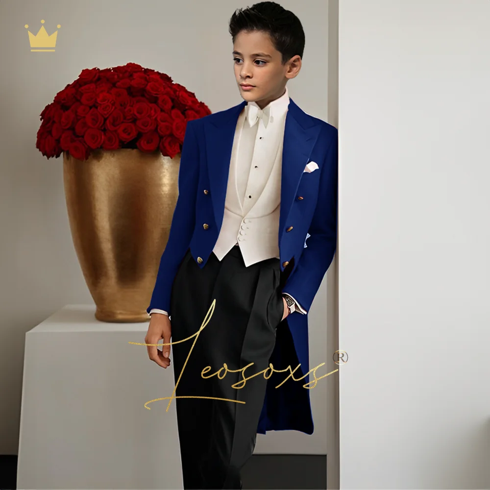 Boys' Lightweight Linen Casual Suit 2-Piece Set (Jacket + Pants) - Customized Children's Wedding Party Holiday Beachwear