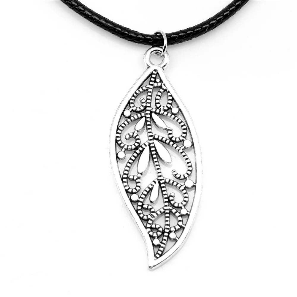 1 Piece 18x43mm Tree Leaves Necklac Body Jewelry