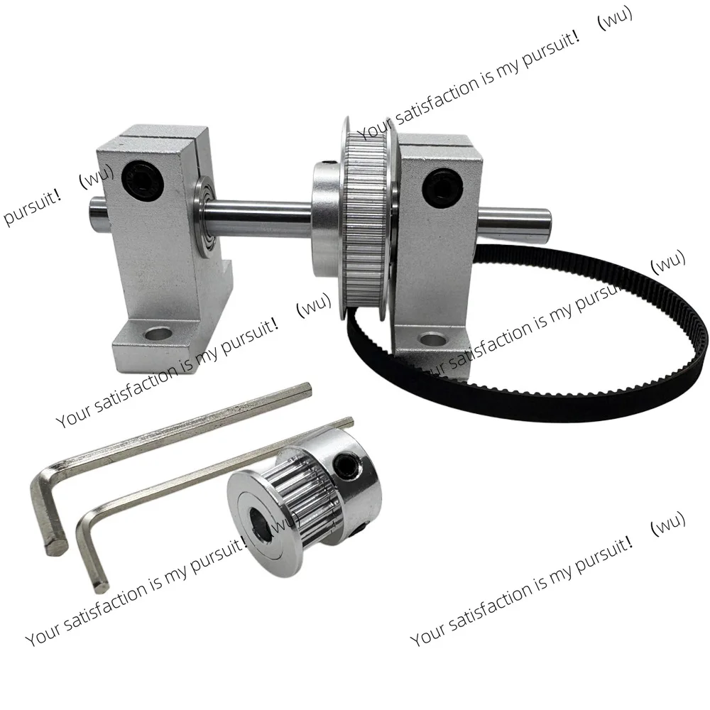 for 3D Printer Engraving Machine High Durability Upgrade Spare Parts Sliding Table Bearing Housing Motor Timing Pulley Gear 1:3