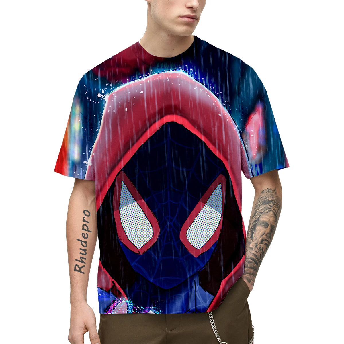 

Miniso Series Superhero Tops Tees Kids Spiderman Deadpool Captain America T Shirt Summer Boy Girl T-Shirt Children Clothes Top