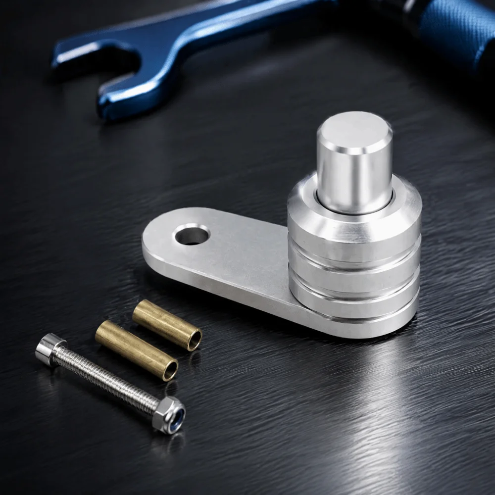 Aluminum Alloy Brake Lever Parking Lock Durable Construction Silver Motorcycle Brake Lever Easy Installation Scooter Brake Lock