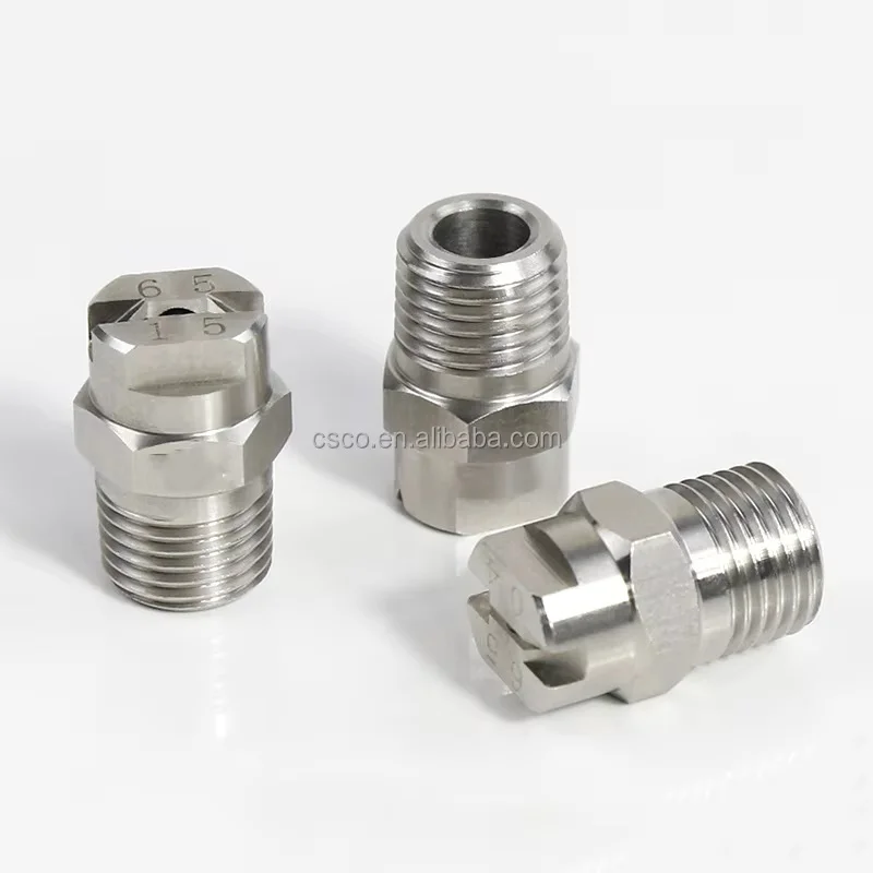 

1/8 "плоская вентиляторная форсунка, высокое давление, высокий удар, стандартная промышленная форсунка для распыления воды из нержавеющей стали