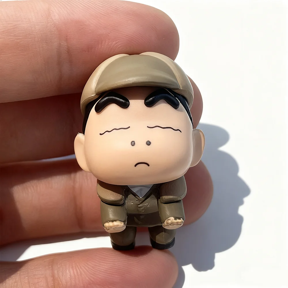 Nuevo Crayon Shinchan caja ciega de juguete estilo de detective Misa Matsuzaka Ume Toru Kazama Shirob muñeca modelo juguetes regalos para niños
