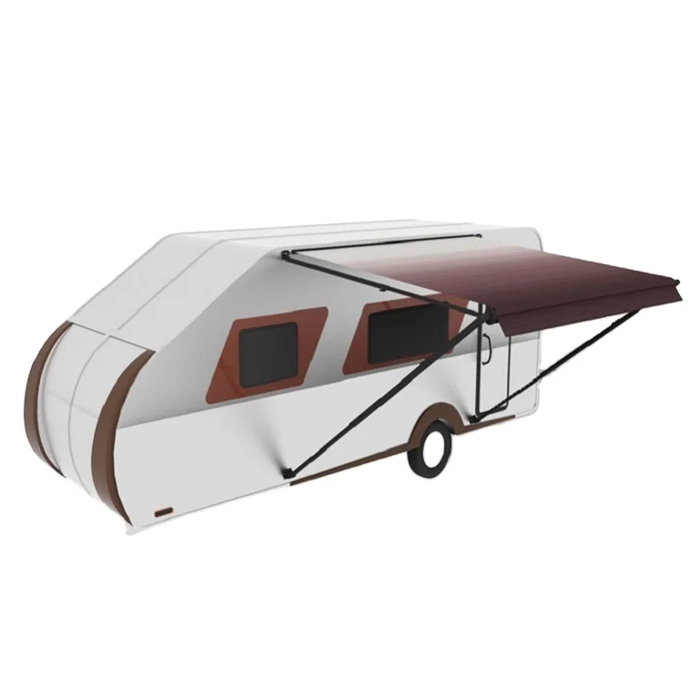 

Awnlux Waterproof Customized 5th Wheel Camper Trailer RV Awning 8FT Extension Roll Out Awning for Caravan