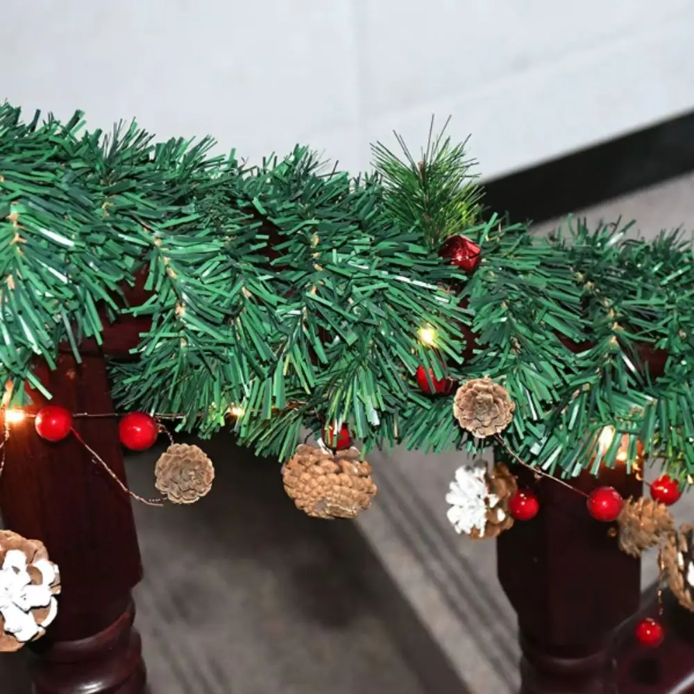 Flexible Artificial Pine Garland Artificial Creative Pine Wire Garland Customizable Pine Leaf Garland Roping