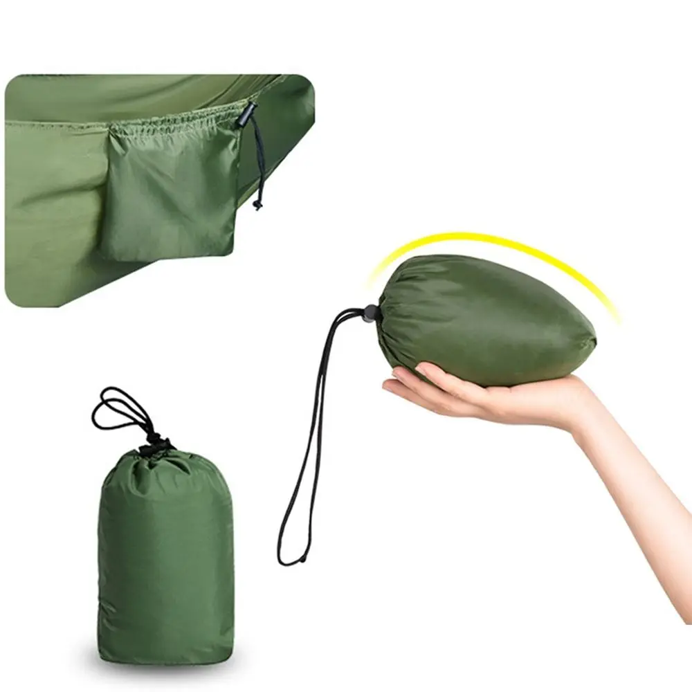 High Strength Colorful Hanging Hammocks Foldable Single and Double Size Camping Hammock Dacron Easy Setup Outdoor Swing Garden
