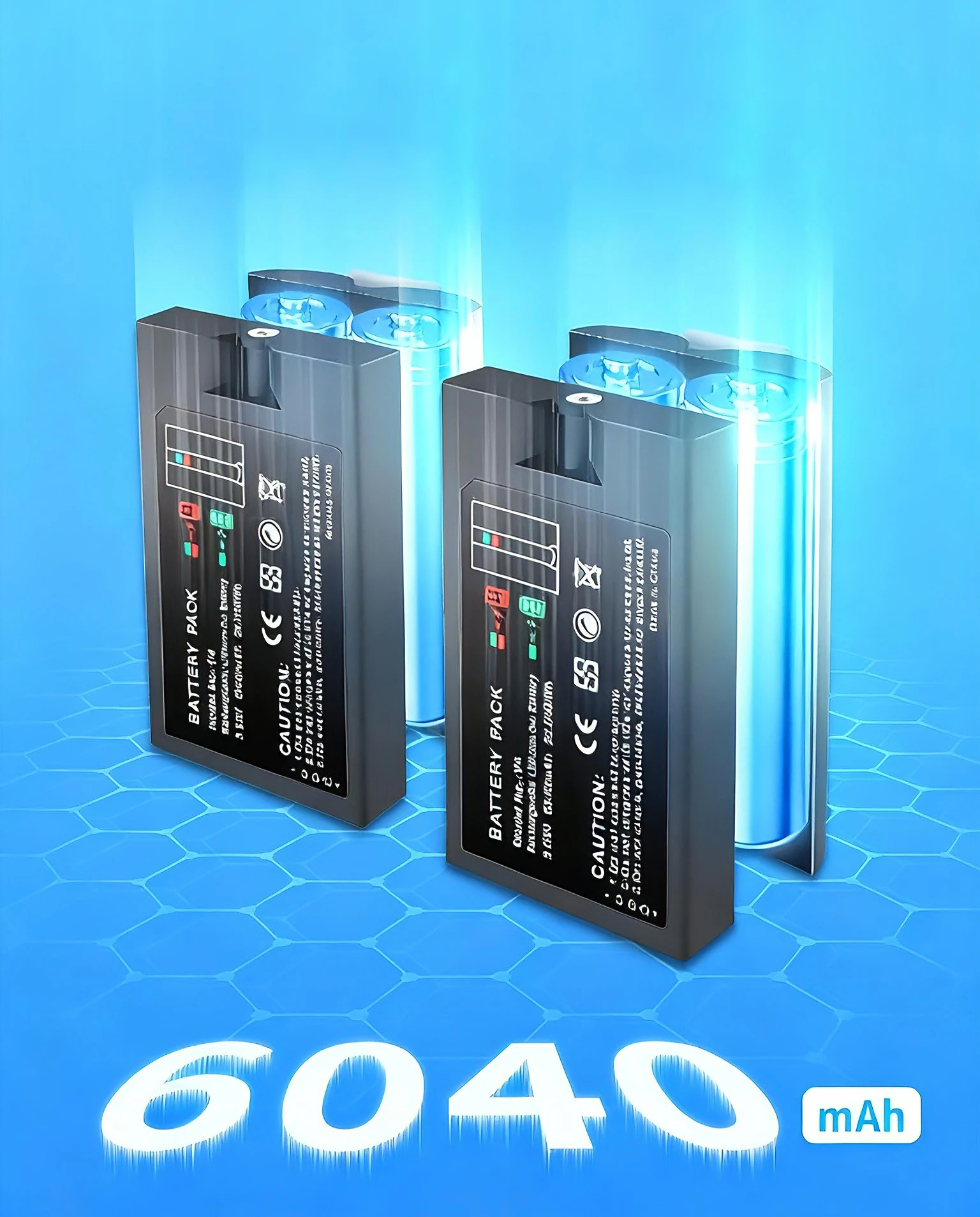 

Аккумулятор 6040 мАч для кольцевого дверного звонка 2 4 Быстросъемная аккумуляторная батарея Не требуется часто зарядка Простая установка Замена