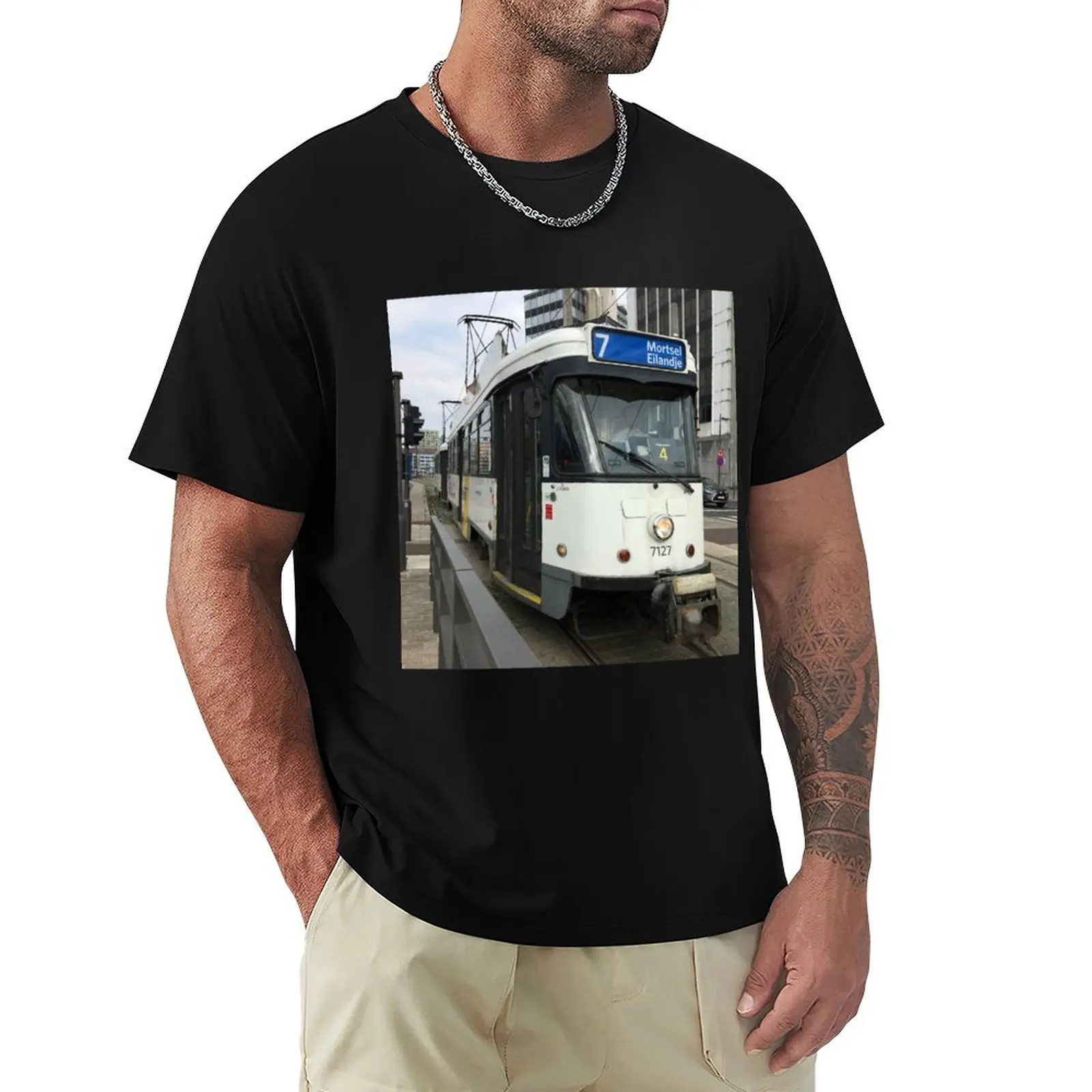 Tram 7 T-Shirt t shirts for man cotton soft T-Shirt