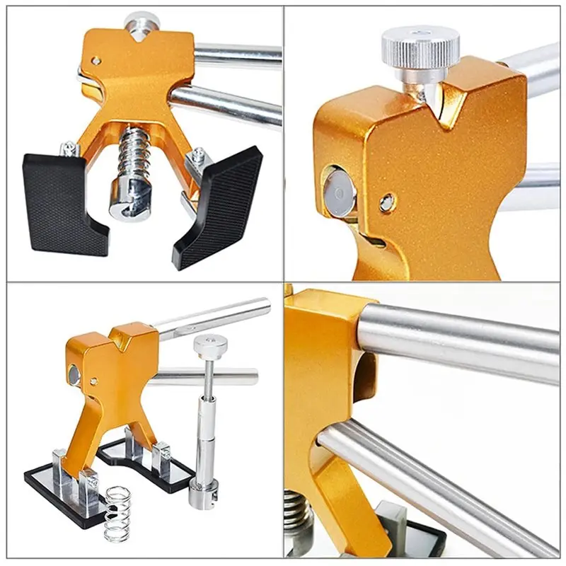 ABPQ-For Car Paintless Dent Repair Kit Heavy Duty Dent Remover Tool Dent Lifter Puller Kit For Auto