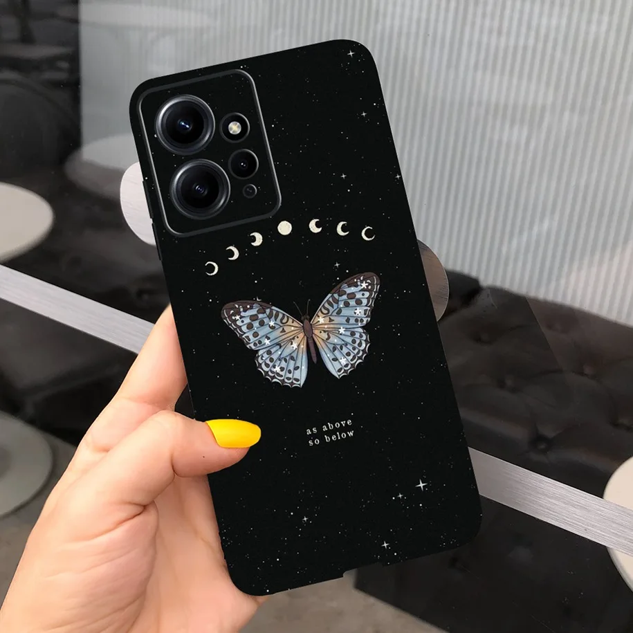 For Xiaomi Redmi Note 12 4G Case Note 12 5G Global Bumper Popular Flower Soft Phone Cover For Xiaomi Redmi Note12 Pro Plus Funda