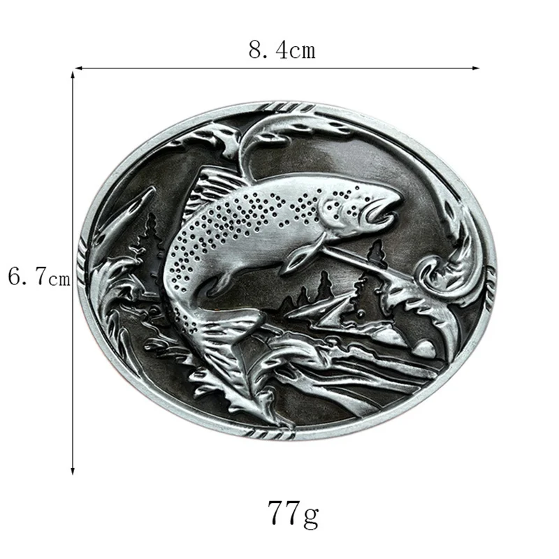 Fishing casual style belt buckle