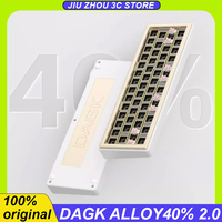 DAGK Alloy40 2.0 40% Mechanical Keyboard Kit Layout CNC Aluminum Alooy  Customization Wireless Tri-mode Bluetooth RGB Gasket DIY