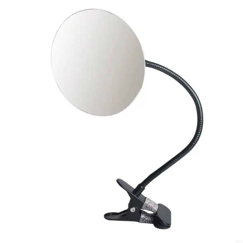 Mirror seguridad convexo rectángulo sin marco WXTC con clip ajustable para escritorio o monitoreo vista