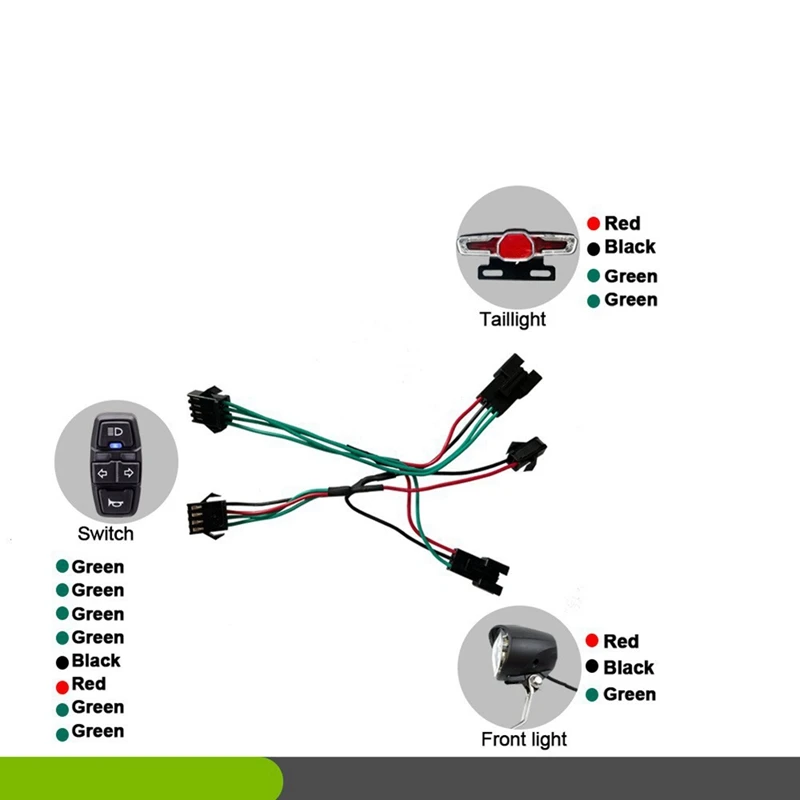 36V 48V 750W 1000W M3LCD Display Panel Electric Bicycle Scooter Brushless 30A Controller Kit With E-Bike Light