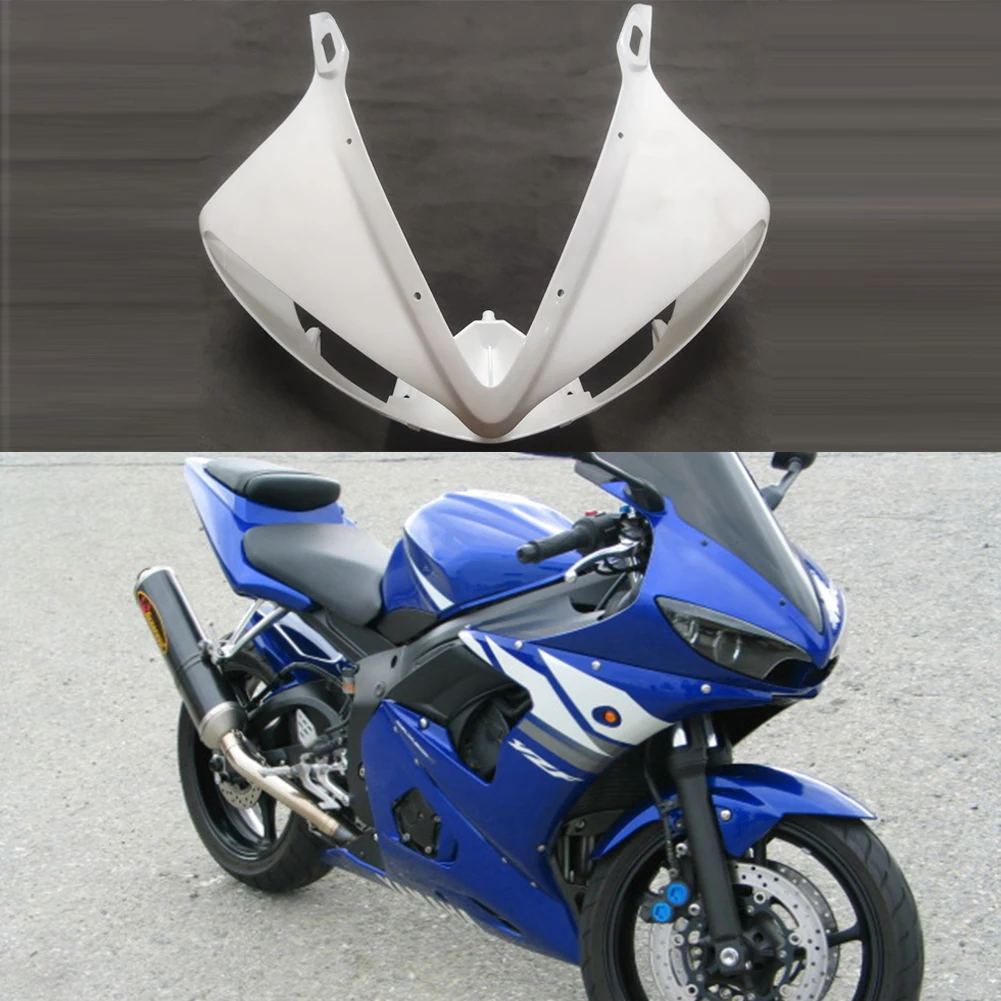 New Front Cowl Nose Fairing Unpainted Injection Moulding Fit for YAMAHA YZF R6 2003-2005 R6S 2006-2009