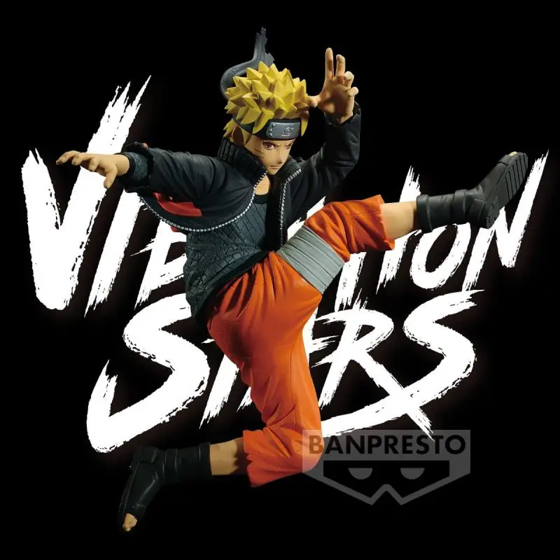 In Stock Original Banpresto Vibration Stars Naruto Shippuden Uzumaki Naruto Figure Anime Genuine Model Child Toy Festival Gift