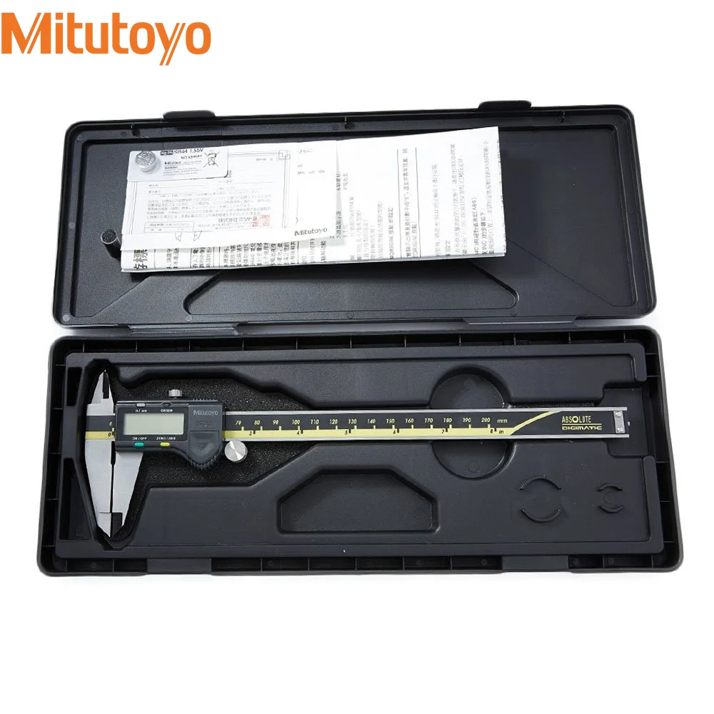 Zacisk Mitutoyo cyfrowy noniusz 6 cali 500-196-20 0-150mm 8 cali 200 12 cali 300mm suwmiarka pomiar elektroniczny LCD