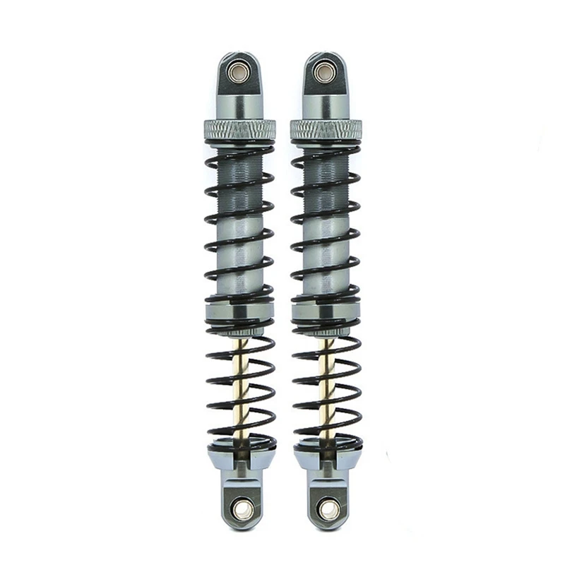 For TRX4 SCX10 90046 1/10 Simulation Of Climbing Car Double-Stage Spring Shock Absorber Metal Oil Shock Absorber