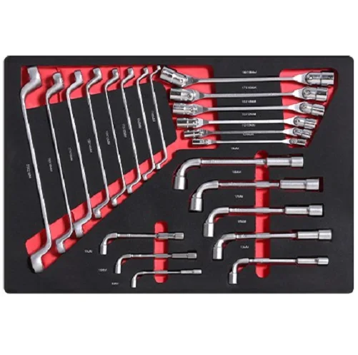 22pcs Hand Tool EVA Foam Set 525*390*36mm CR-V Socket Wrench