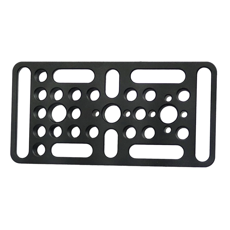 Camera Cheese Mounting Plate Universal Top Plate Applicable for Mini Gimbal Stabilizer Shoulder Rig System Expansion