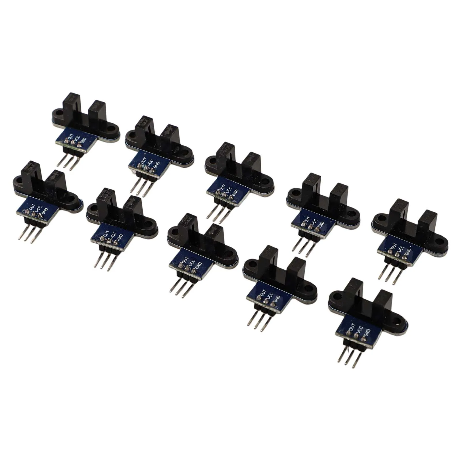 

For Small Car Speed Measurement Photoelectric Sensor Slotted Optical Optocoupler For Object Detection Color Blue