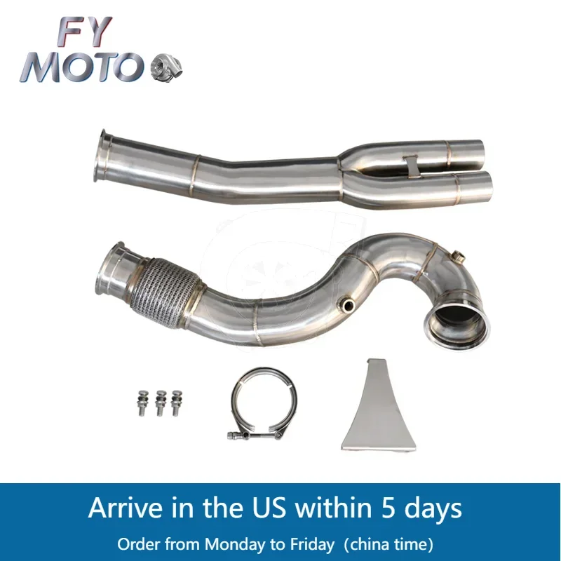 Exhaust Downpipe for AUDI TTRS 8S RS3 8V 2.5 TFSI EVO2 EA855 2017+