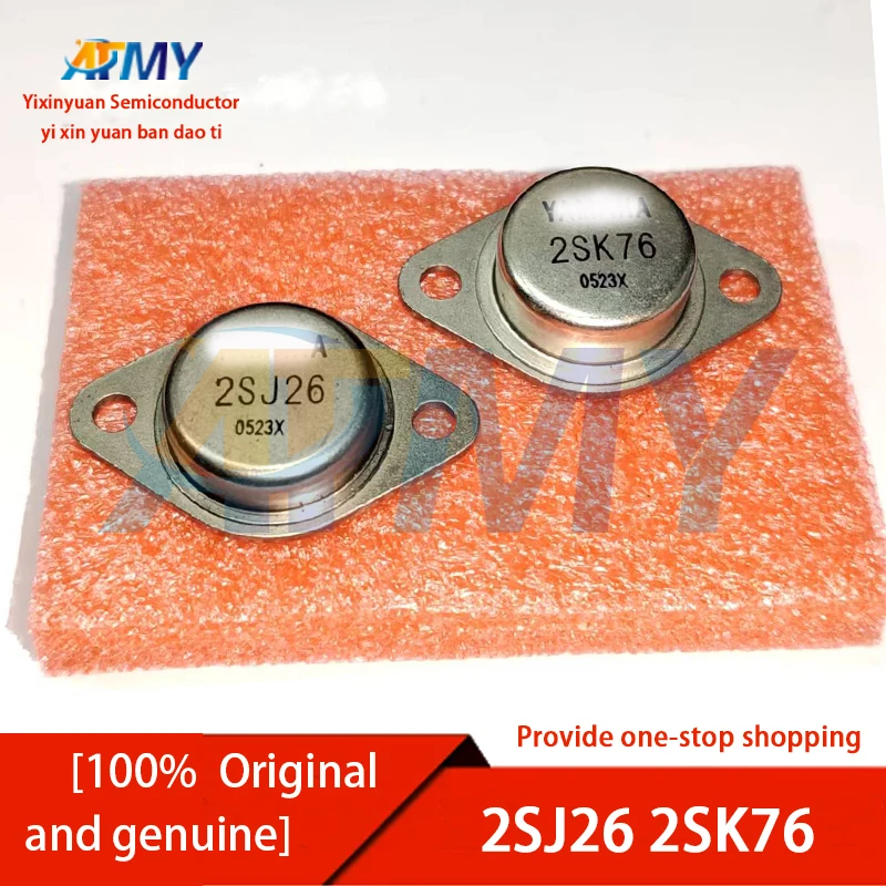 Gold-Sealed 2SJ26 2SK76 2SK60 2SJ18 Audio Amplifier Pairing Transistor TO-3 for Electronic Components Market