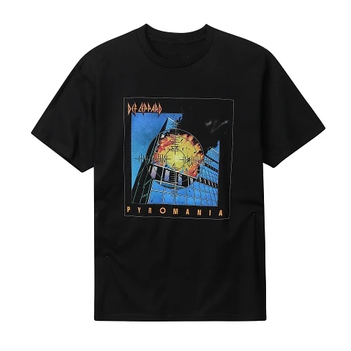 

2025 Summer New DL PYROMANIA Printed Pure Cotton Round Neck T-shirt Fashion Trend Top for Men and Women