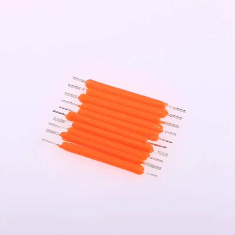10Pcs DC3V 120mA 26mm DIY Edison Bulb Diode Accessories Lamp Beads Ceramic Hard LED Filament 10 Colors