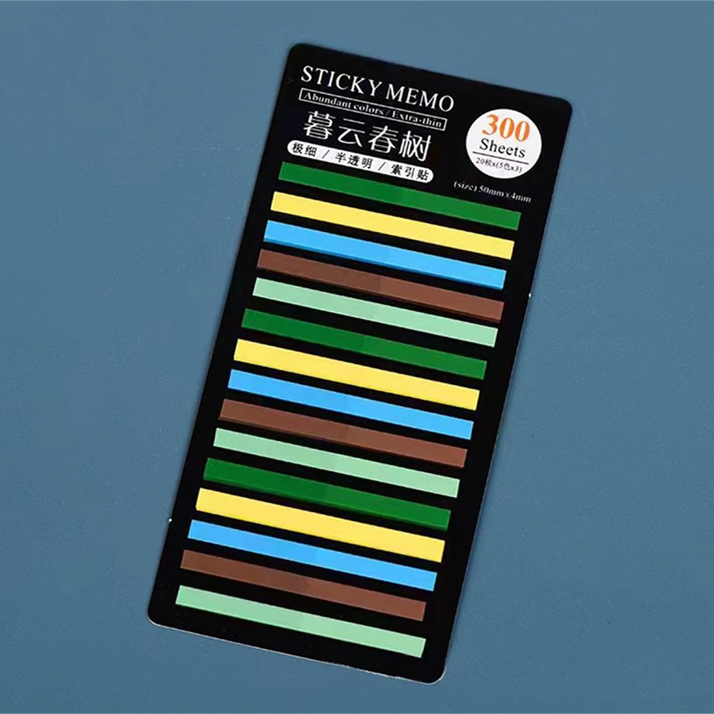 Ferramentas de papelaria coloridas para crianças, material escolar, Notepad, Index Paste, Bookmark, Presentes, 1 Pc, 5Pcs