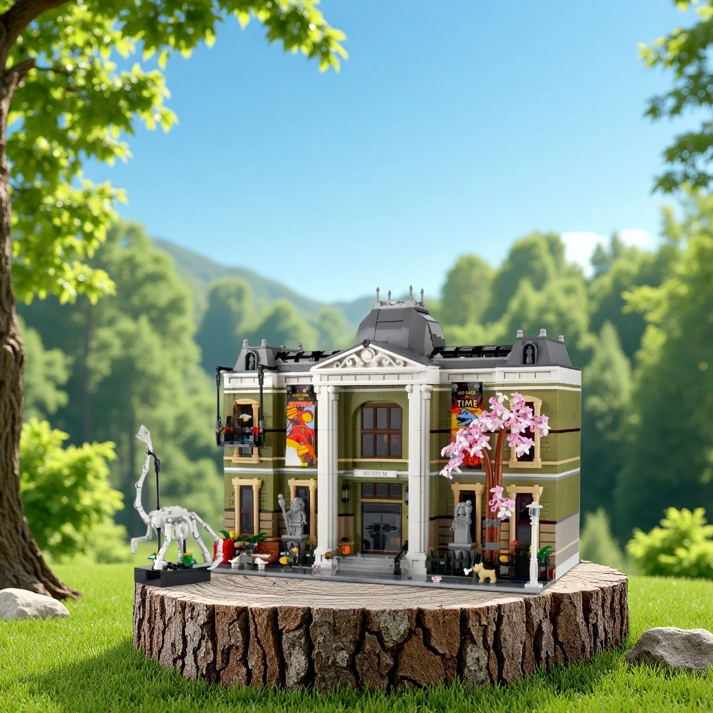 

Новый модульный конструктор «Музей естественной истории» 2025 года: Архитектурный набор «Вид на улицу» — игрушка-подарок