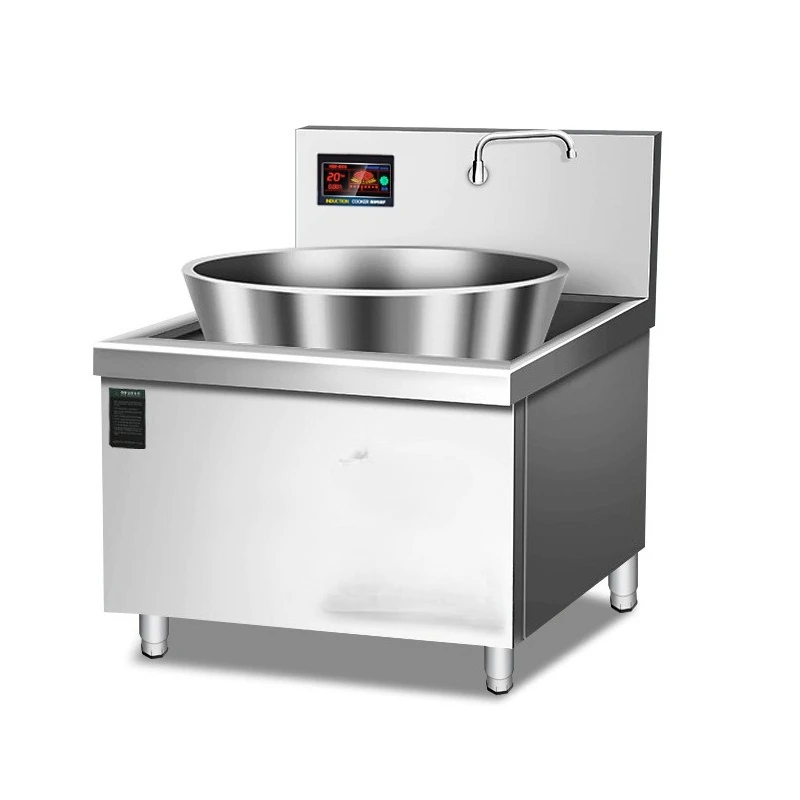 Commercial electric stove high power beef and mutton soup pot kitchen bell mouth large boiler