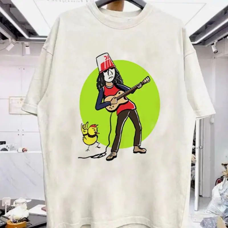 Vintage 2000 Buckethead Cotton Black S 5XL T Shirt TT449