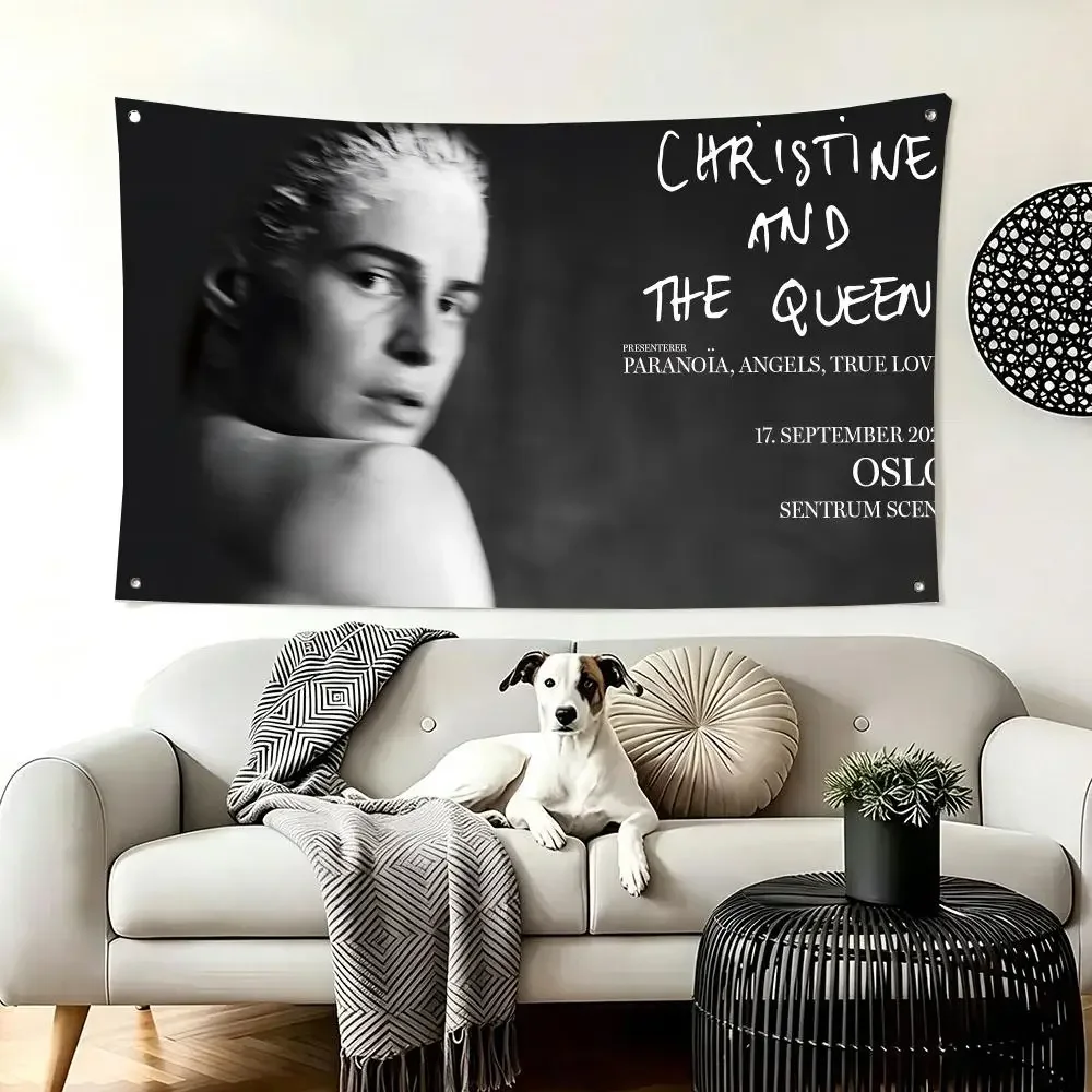 celebrity Christine and the Queens Flags  For Living Room Home Dorm Decor Wall Outdoor Camping Party Banner Gifts