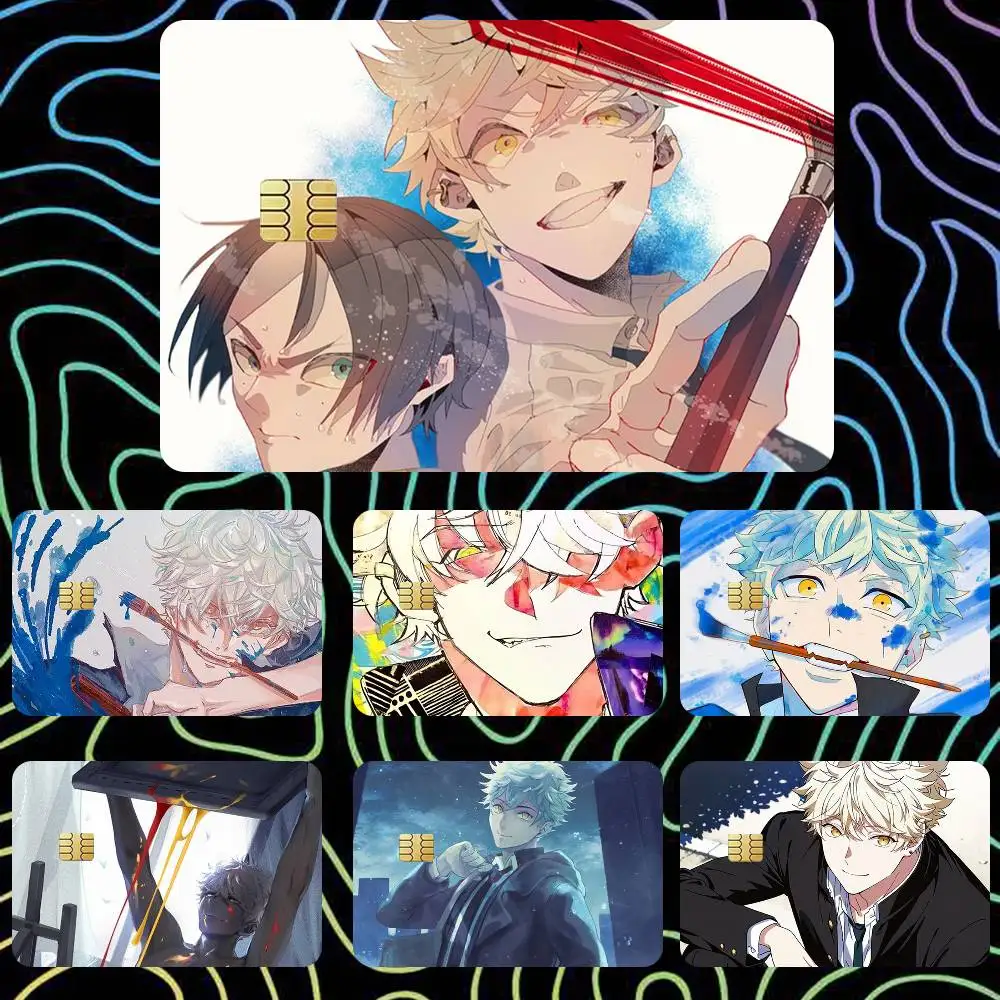 

Yatora Yaguchi Blue Period Manga Sticker Film Tape Skin for Credit Card Debit Card Waterproof Stickers